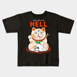 Come Visit Me In Hell Kids T-Shirt